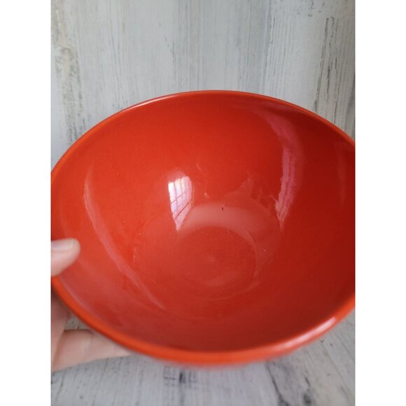 Vintage Waechtersbach large mixing bowls red xmas tree kitchen baking - Picture 2 of 5